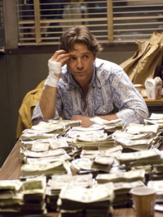Russell Crowe hard at work