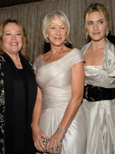 Kate with Kathy Bates & Helen Mirren at an LA BAFTA event, Nov. '07