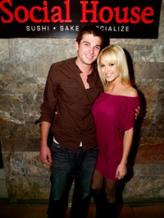 Talan Torriero & Tara Conner at Social House in Las Vegas