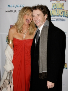 Goldie Hawn & Martin Short catch up at the musical