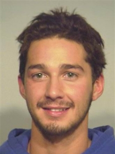 Shia LaBeouf, arrested for not leaving a store in Chicago, Nov. 2007