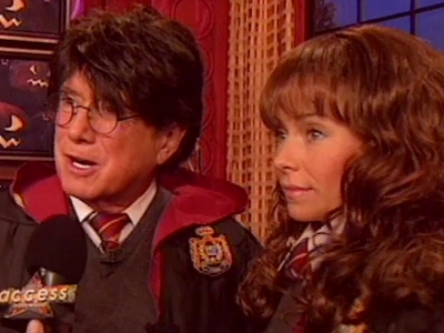 Regis and Kelly as Harry and Hermione