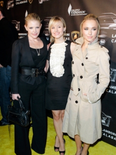 Then Dixie Chick Natalie Maines joins 'em at a LA Lamborghini party 
