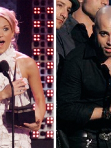 chris daughtry carrie underwood 2007 AMAs blurb AP