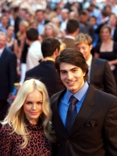Bosworth, Kate - Brandon Routh LONDON 7 13 06 AP