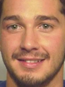 Shia LaBeouf, mug shot, blurb