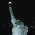 A decapitated Statue of Liberty