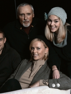 The cast of 'Sleepwalking', Nick Stahl, Dennis Hopper, AnnaSophia Robb and Charlize Theron at Sundance 