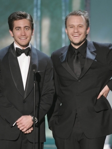 Jake Gyllenhaal and Heath Ledger at the 2006 SAG Awards