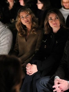 Ellen Pompeo, Chris Avery, Rebecca Gayheart and Eric Dane at the Michael Kors show