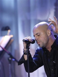 Chris Daughtry rocks out at the Clive Davis pre-Grammy party 
