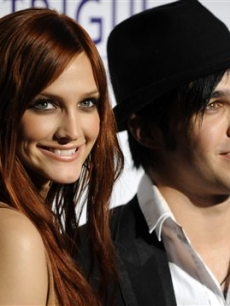 Ashlee Simpson & Pete Wentz at the Clive Davis pre-grammy 