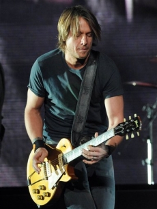 Keith Urban performs in New York on Feb. 13