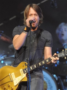 Keith Urban performs in New York on Feb. 13