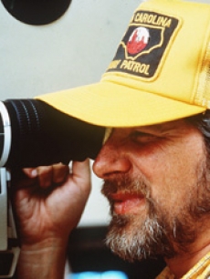 Director Steven Spielberg behind the camera