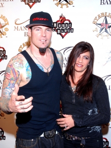 Vanilla Ice & wife Laura at Mario Barth's Starlight Tattoo in Vegas