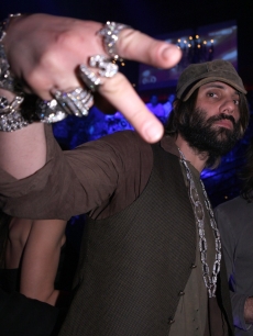 'Mindfreak' star Criss Angel stops by LAX after partying at PURE at Caesar's in Vegas