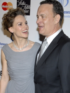Hilary Swank & Tom Hanks at the Saks Fifth Avenue Unforgettable Evening gala 