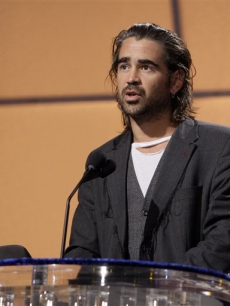 Colin Farrell rehearses for the Oscars, Los Angeles, February 2008