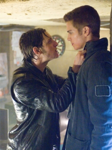Jamie Bell and Hayden Christensen in 'Jumper'