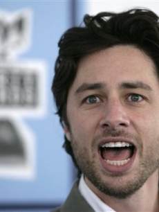 Zach Braff arrives to the 2008 Independent Spirit Awards