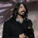 Dave Grohl of the Foo Fighters accepts the award for best hard rock performance
