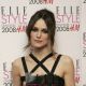 Kiera Knightley holds the 'Best Actress' award at the Elle Style Awards in London