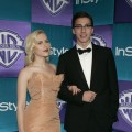 Scarlett Johansson with her twin brother, Hunter, January 16, 2005