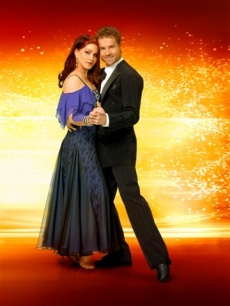 Priscilla Presley and partner Luis Van Amstel 