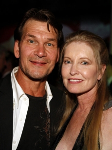 Patrick Swayze and wife Lisa Niemi in Las Vegas in 2007