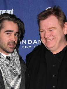 Colin Farrell and fellow Dubliner Brendan Gleeson at the Sundance Film Festival 