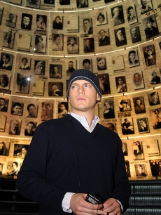 Wentworth Miller tours the Holocaust Memorial in Jerusalem