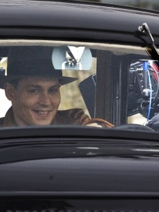 Johnny Depp films 'Public' Enemies' in Wisconsin