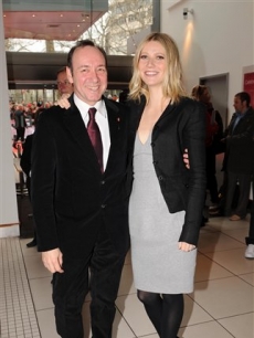 Kevin Spacey and Gwyneth Paltrow attend the Prince's Trust in London, March 18, 2008
