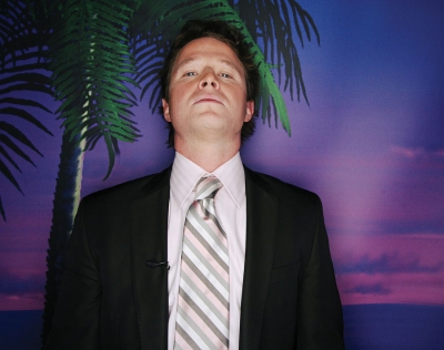 Access Hollywood's Billy Bush at ShoWest 2008 in Las Vegas