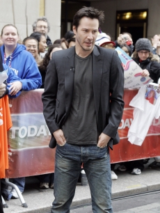 Keanu Reeves appears outside of ‘Today’ in New York