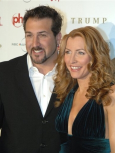 Joey Fatone and Heather Mills arrive at the 2008 Miss USA Pageant