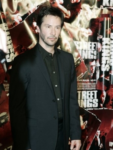 Keanu Reeves arrives for the Sydney premiere of his new movie ‘Street Kings’