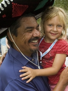 George Lopez at the Outback Steakhouse Pro-Am golf tourey in FL