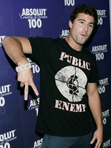 Brody Jenner motions to the press at the after-party