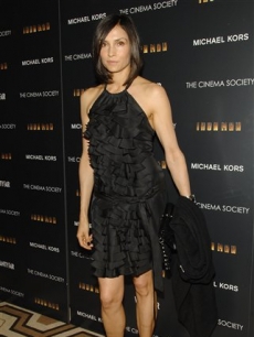 Famke Janssen attends an ‘Iron Man’ premiere at the Tribeca Grand Hotel 