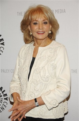 Barbara Walters arrives for a Paley Center panel discussion with ‘The View’ hosts 