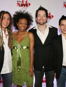 Jason Castro, Syesha Mercado, David Cook and David Archuleta