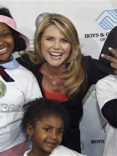 Christie Brinkley at XBox 360’s National Family Fitness Day 