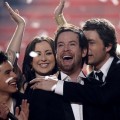 David Cook celebrates his ‘Idol’ win, May 21, 2008 