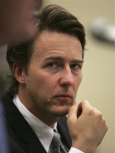 Ed Norton visits Capitol Hill to testify for green buildings, May 14, 2008 