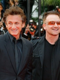 Sean Penn and Bono at the Cannes premiere of ‘The Third Wave’ 