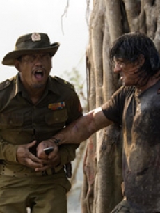 Maung Maung Khin and Sylvester Stallone