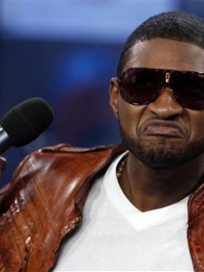 Usher strikes a pose during an appearance on ‘TRL,’ May 27, 2008 