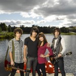 The Jonas Brothers and Demi Lovato in ‘Camp Rock’